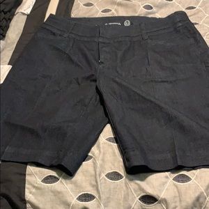 Dark blue jean shorts